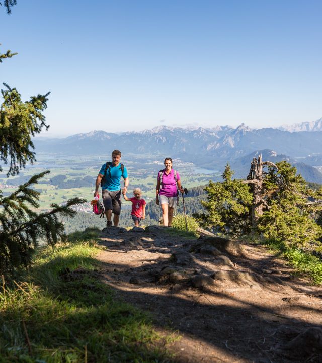 Vacances d'été en Allemagne en famille. De nombreuses activités de loisirs sont proposées aux alentours de l'hôtel Explorer Neuschwanstein, dans la région de l'Allgäu.