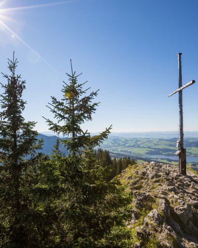 Traumhaftes Wetter beim Wandern in Nesselwang