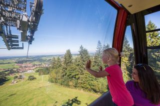 Aussicht von der Alpspitzbahn aus genießen