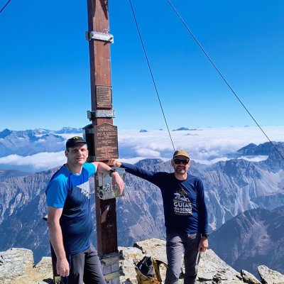 2 buddies auf Habicht ( 3277m)