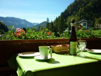 Blick vom Balkon