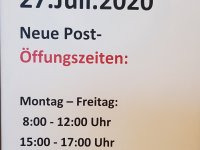 Neue Öffnungszeiten ab Juli 2020