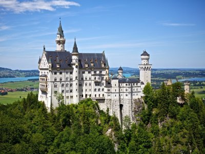 In Schwangau bei Füssen liegt das Märchenschloss von König Ludwig II.
