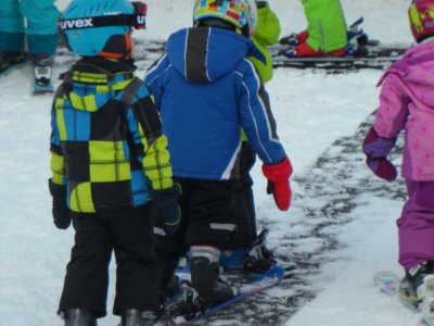 Skizwerge auf dem Zauberteppich
