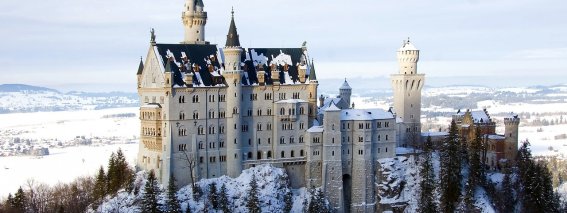 Schloss Neuschwanstein im Winter