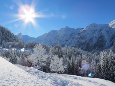 Blick von Gerstruben im Winter