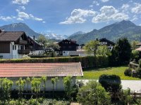 Blick vom Balkon die Oberstdorfer Berge