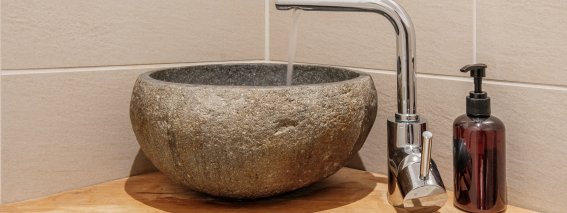 Waschbecken Gäste WC 2023.12.08