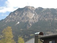 Blick auf das Rubihorn von Wohnung 3