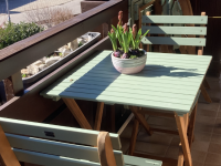 Balkon mit Aussicht