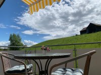 Sonniger Balkon