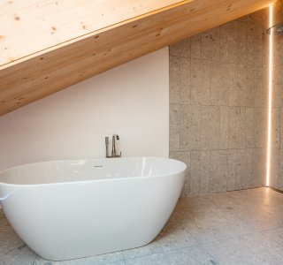 Badezimmer mit Wellness-Charakter