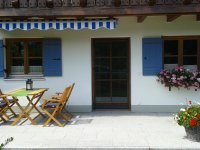 Terrasse Ferienwohnung Enzian