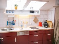 Separate Küche der Ferienwohnung