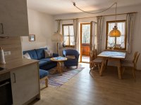 Wohnzimmer mit Küche