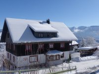 Unser Haus im Winter