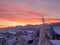 herrlicher Sonnenaufgang vom Balkon
