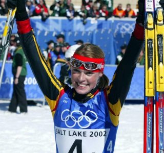 Salt Lake City 2002 - Evi Ziel Staffel (c) Hemmersbach