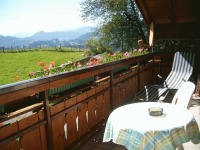 Aussicht vom Balkon