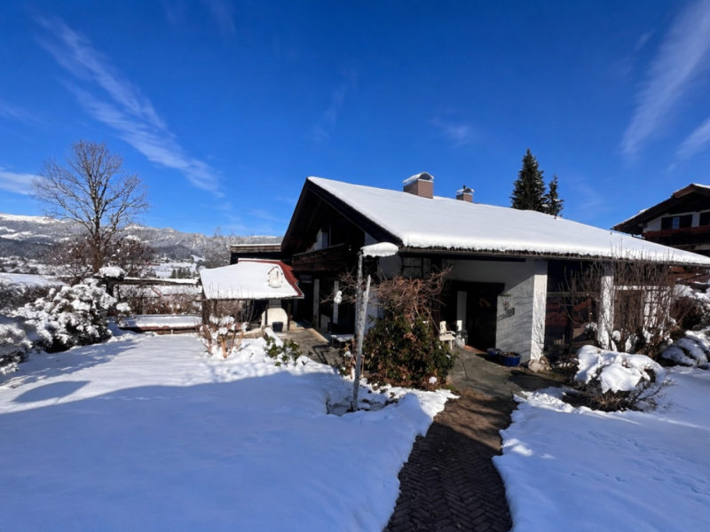 BergAtelier Winter von außen