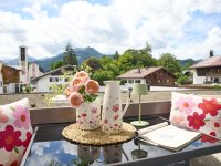 Balkon mit herrlichem Bergblick