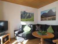 1Ferienwohnung91 Oberstdorf Wohnzimmer
