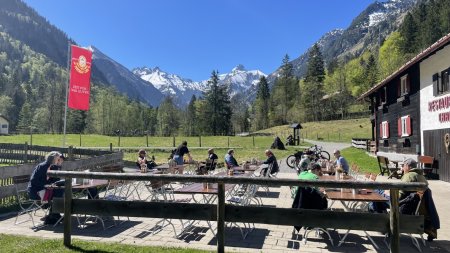 Terrase im Mai