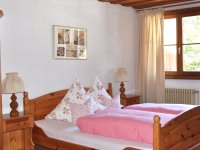 Ferienwohnung Allgäu Schlafzimmer