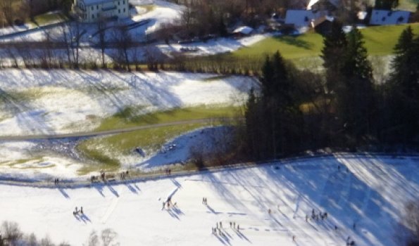 Eisstockschiessen am Moorweiher