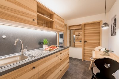 Küche in der Wohnung Mehlprimel | Ferienwohnung Lingg Oberstdorf