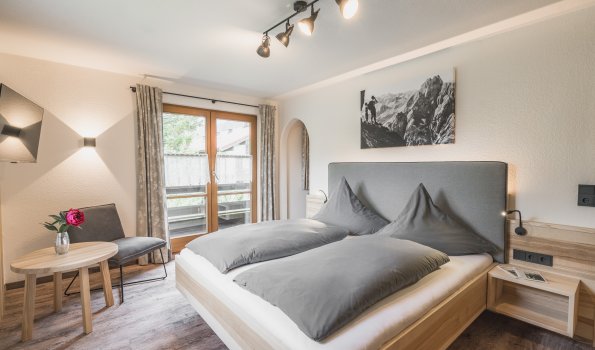 Vergissmeinnicht Wohn- Schlafraum | Ferienwohnung Lingg Oberstdorf