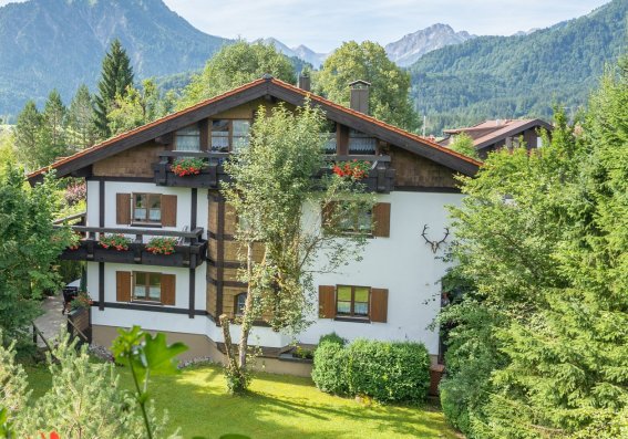 Blick Richtung Biohaus | Ferienwohnung Lingg Oberstdorf