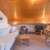 Gemütliches Wohnzimmer in der Wohnung Anemone | Ferienwohnung Lingg Oberstdorf