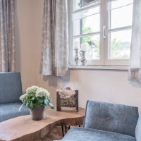 Gemütliche Sitzecke in der Wohnung Edelweiß