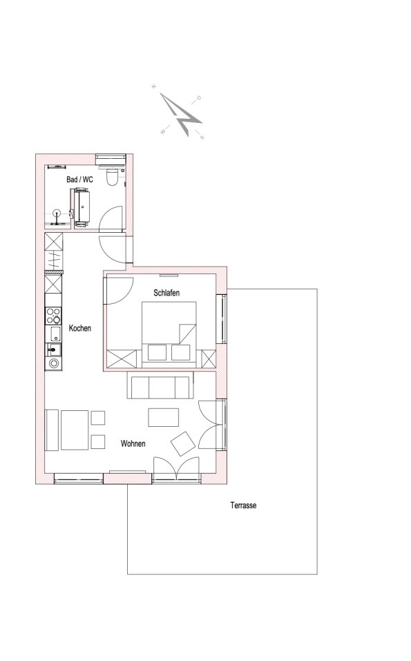 Grundriss Wiesenglück