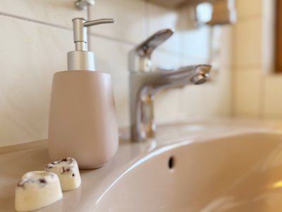 Badezimmer Waschbecken Details