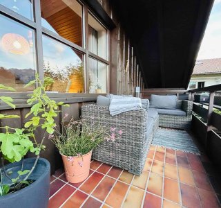 Balkon in der Ferienwohnung Bihlerdorf in Immenstadt | Ferienwohnungen Hierholzer