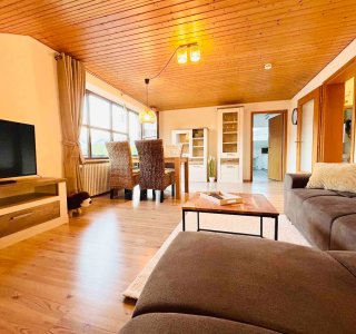 Wohnzimmer in der Ferienwohnung in Bihlerdorf in Immenstadt | Ferienwohnungen Hierholzer