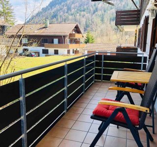 Balkon in der Ferienwohnung in Bühl am Alpsee in Immenstadt | Ferienwohnungen Hierholzer