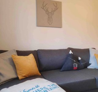 Schlafcouch in der Ferienwohnung in Bühl am Alpsee in Immenstadt | Ferienwohnungen Hierholzer