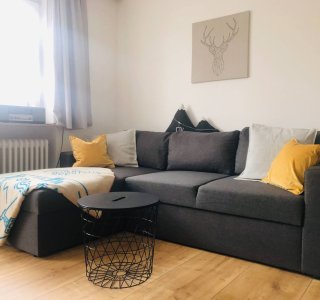 Wohnbereich in der Ferienwohnung in Bühl am Alpsee in Immenstadt | Ferienwohnungen Hierholzer