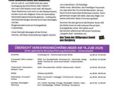 Anwohnerinfo Veranstalter
