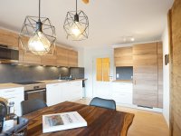 großzügige Wohnküche mit allem was man braucht