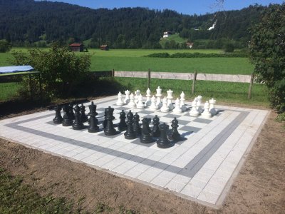 Terrasse | Spielfeld Privathaus Oberstdorf