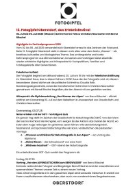 Highlights im Festivalprogramm
