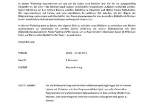 Leica-Akademie: Finde das Motiv 2026