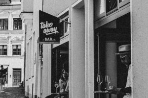 Streetfotografie / Oberstdorf in Schwarz-Weiß