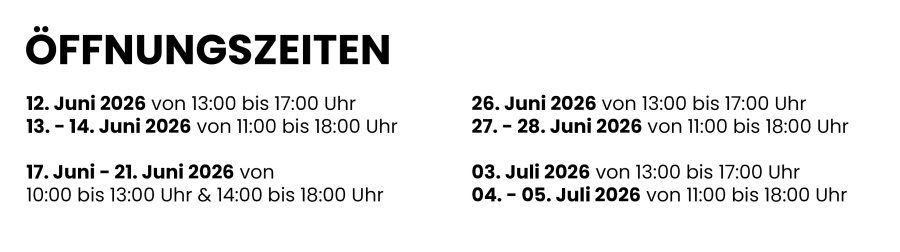 Öffnungszeiten Villa Jauss 2026