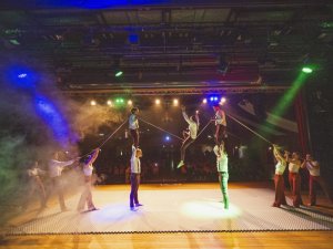 Slackline Akrobatik