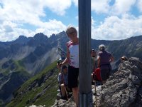Liselotte Freiwald auf dem Kanzelwandkopf